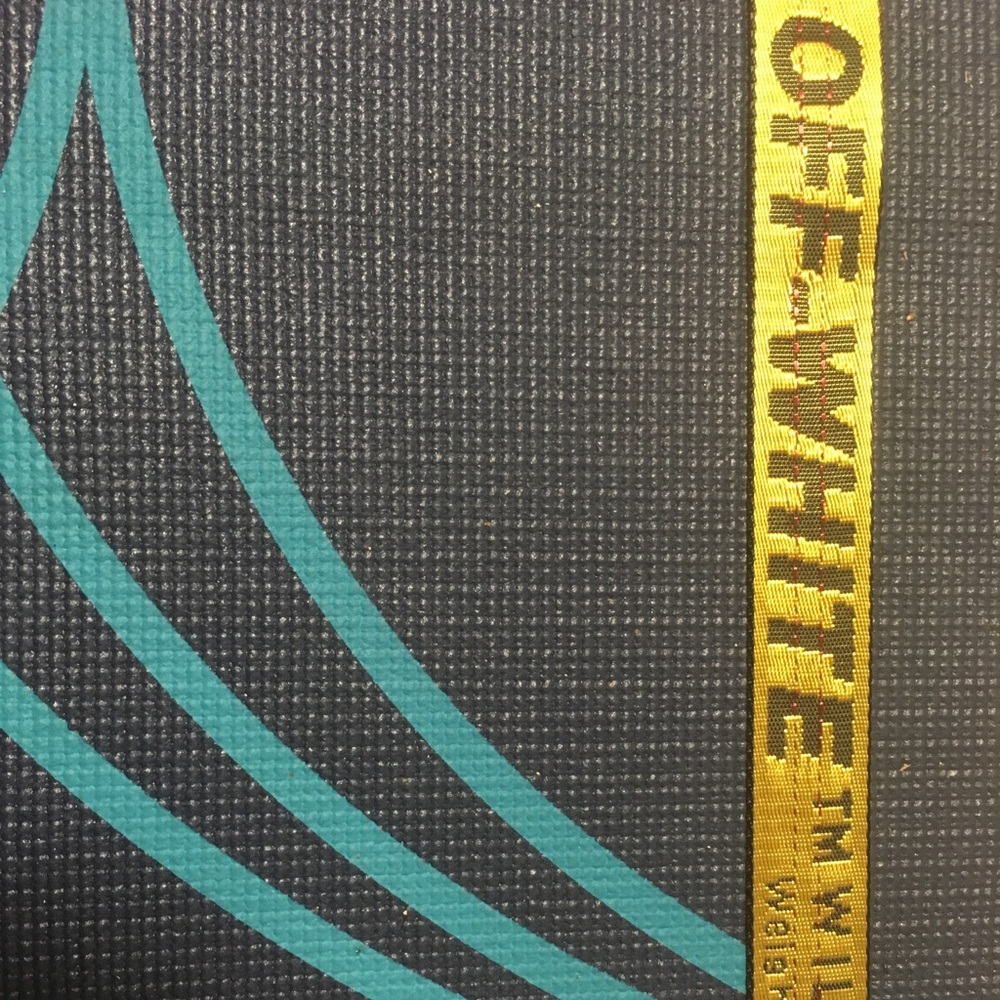 OFF WHITE Reflective Belt w authentic metal buckle